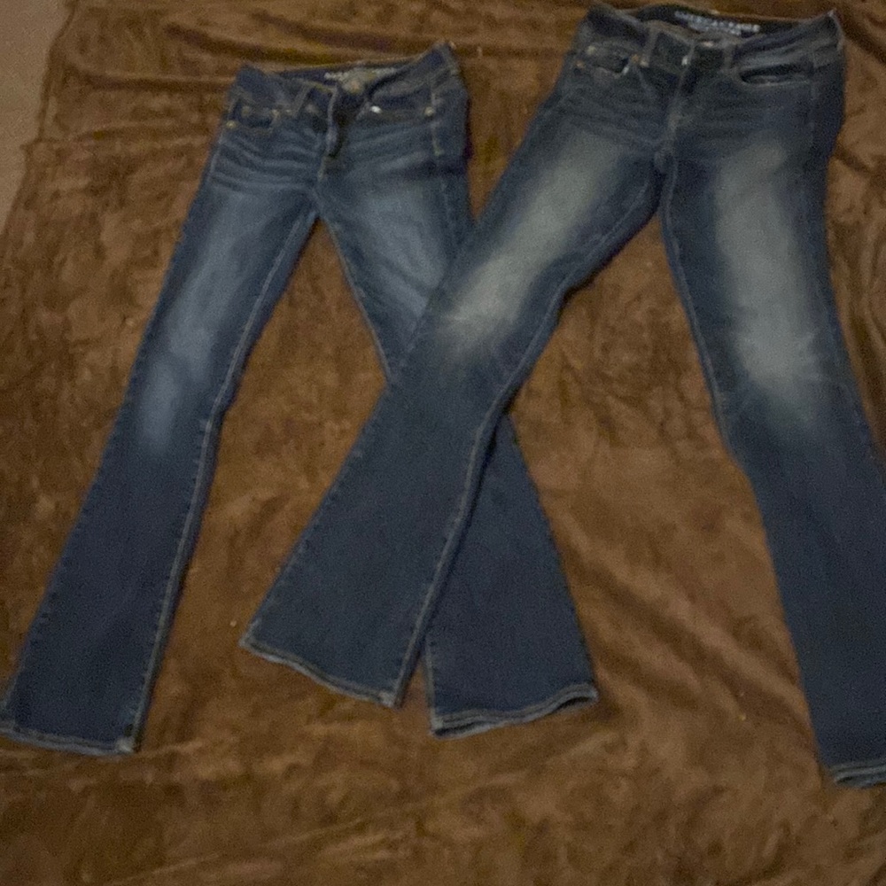 American eagle Kick Boot and Kick Boot Super Stretch. Both Size 0